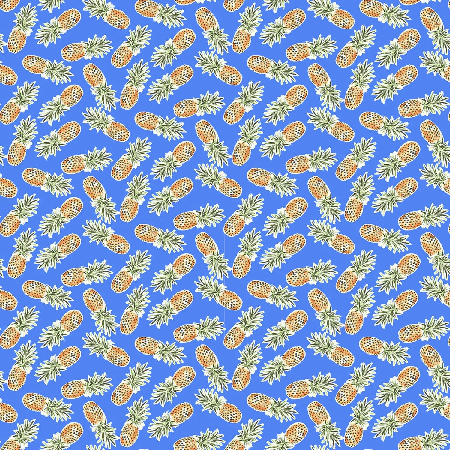 Sun of a Beach, Pineapples in Ultramarine