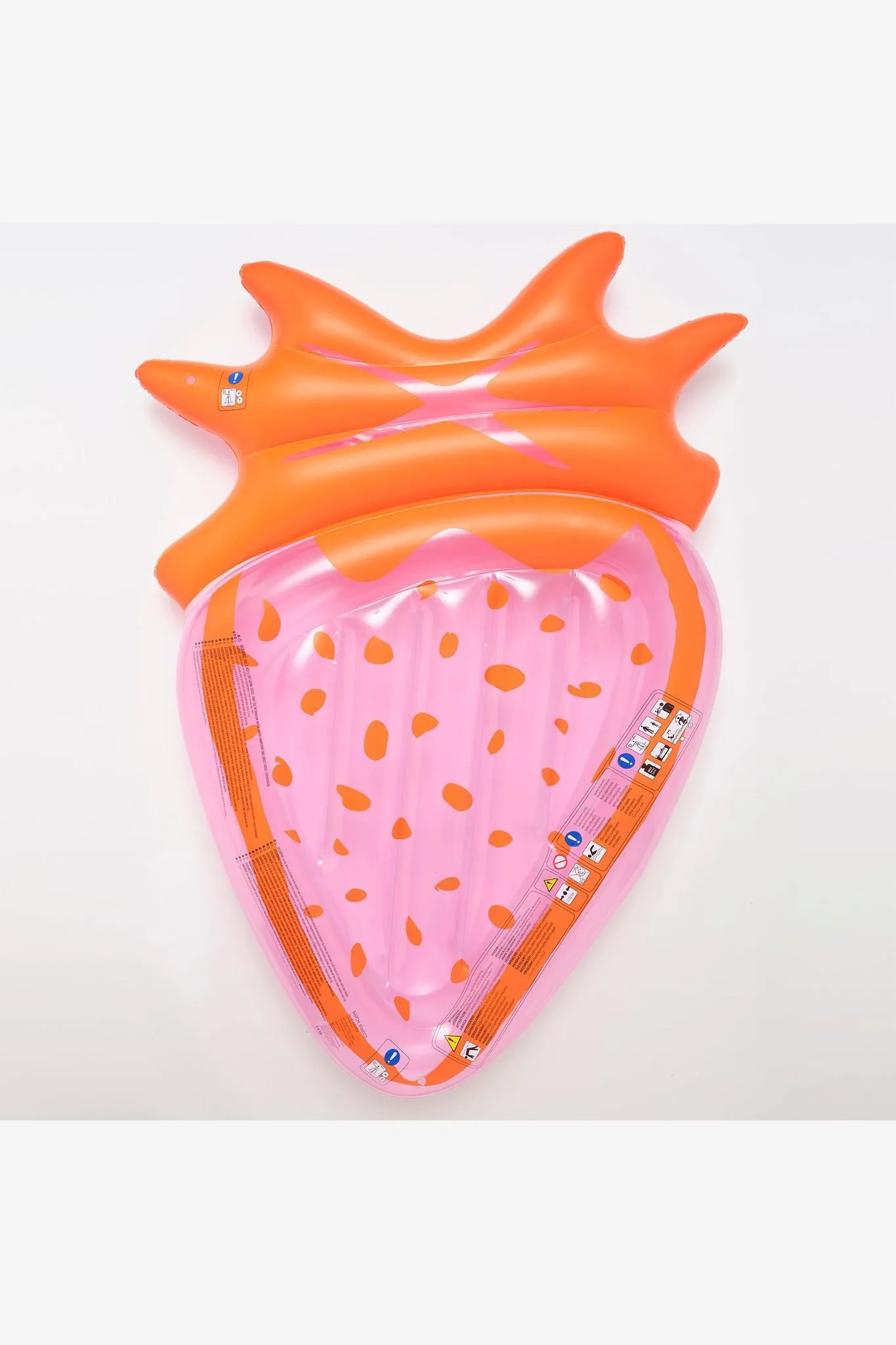 SUNNYLIFE LUXE LIE-ON FLOAT STRAWBERRY PINK BERRY