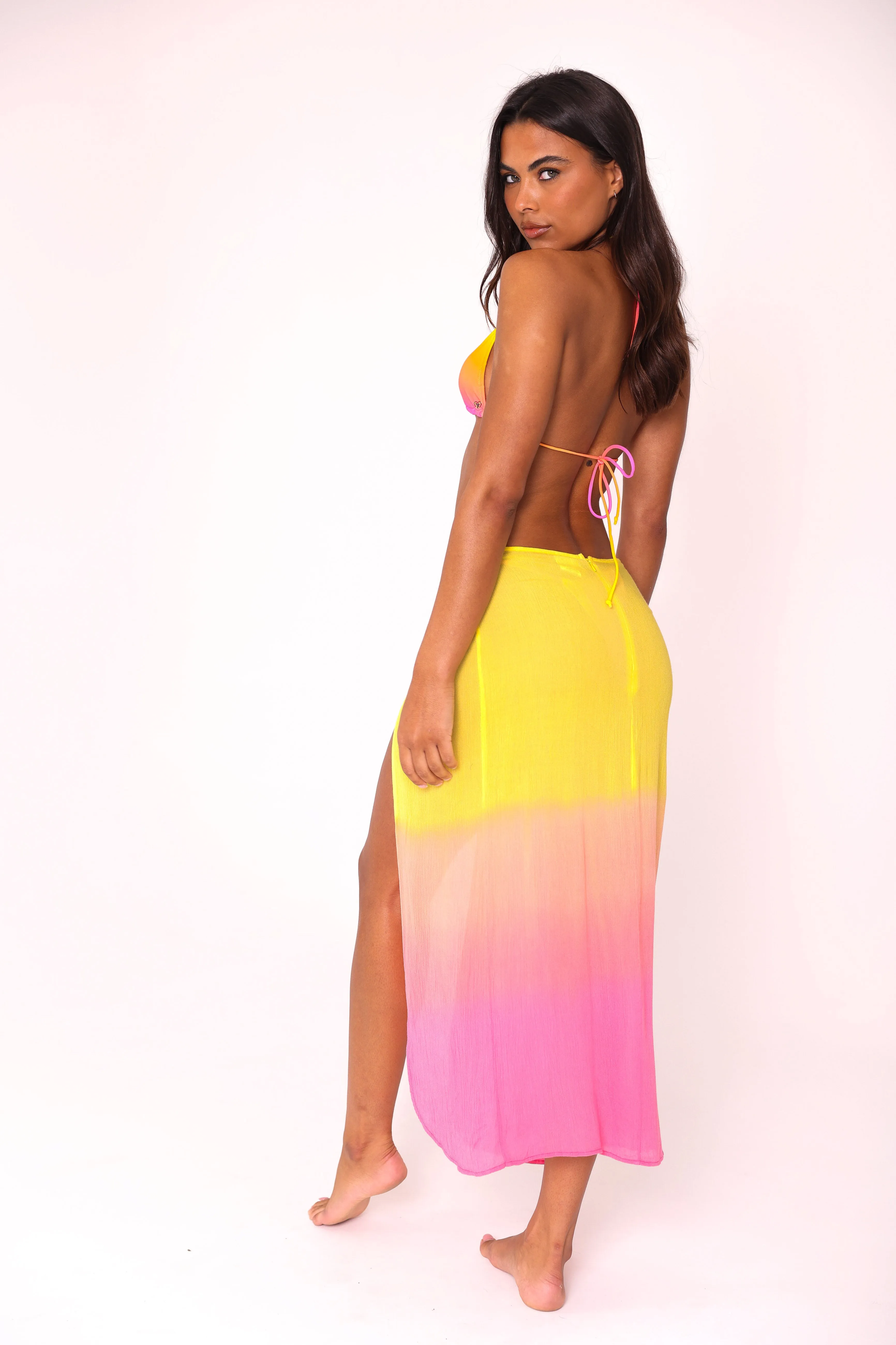 SUNRISE ombre beach skirt