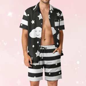 Sweet Dreams Dark 2PC Shorts Set