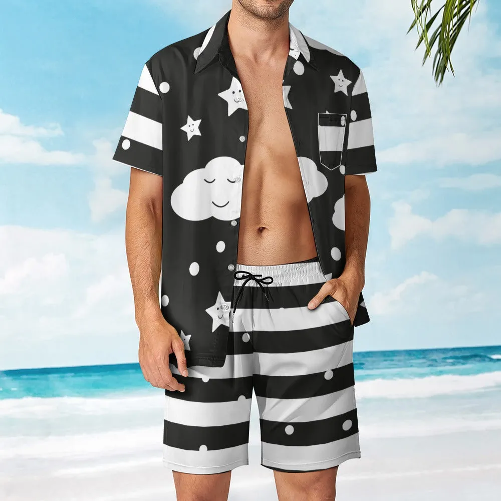 Sweet Dreams Dark 2PC Shorts Set