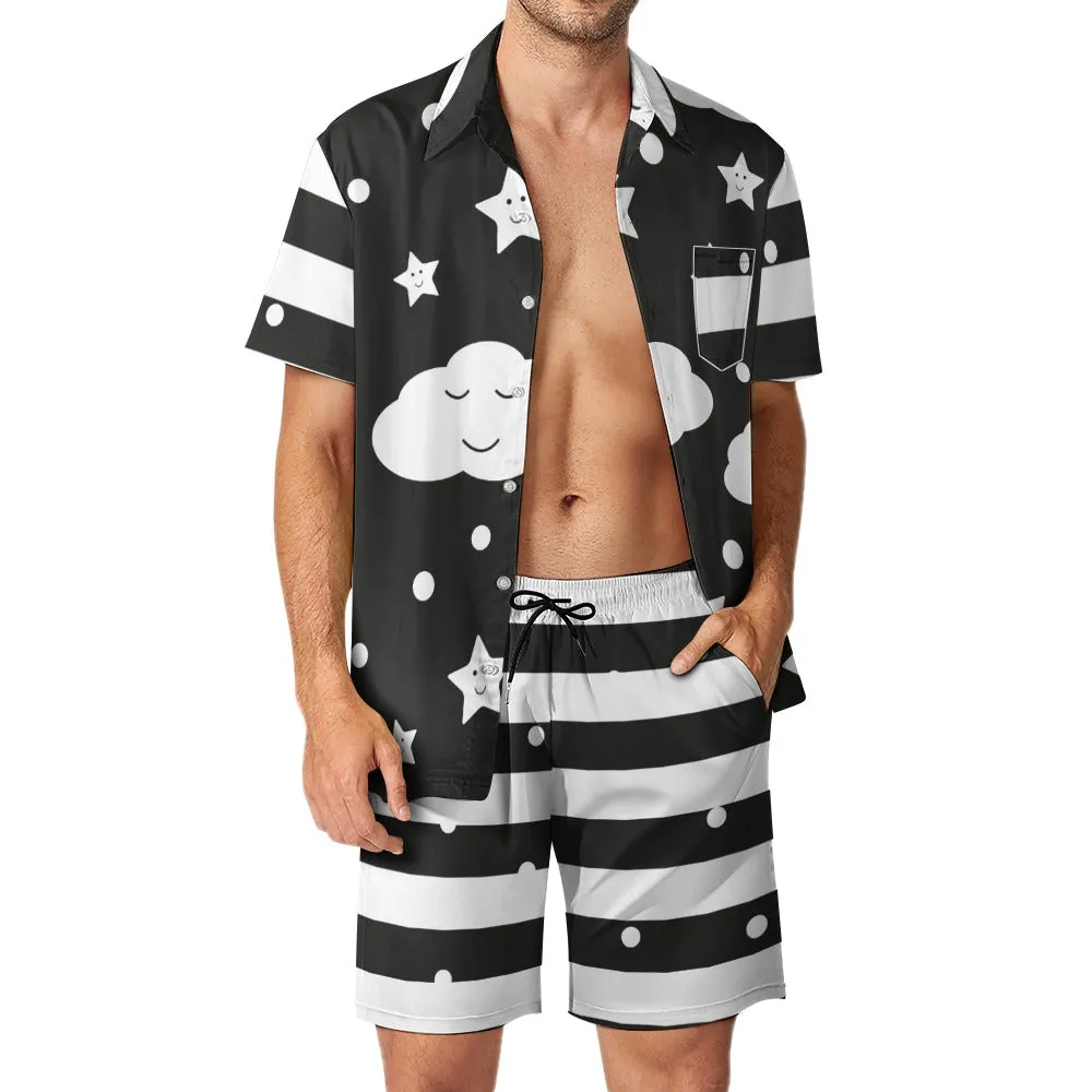 Sweet Dreams Dark 2PC Shorts Set