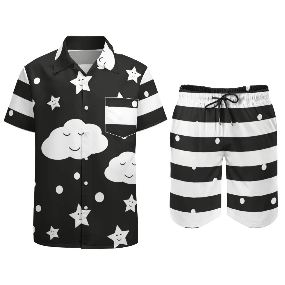 Sweet Dreams Dark 2PC Shorts Set
