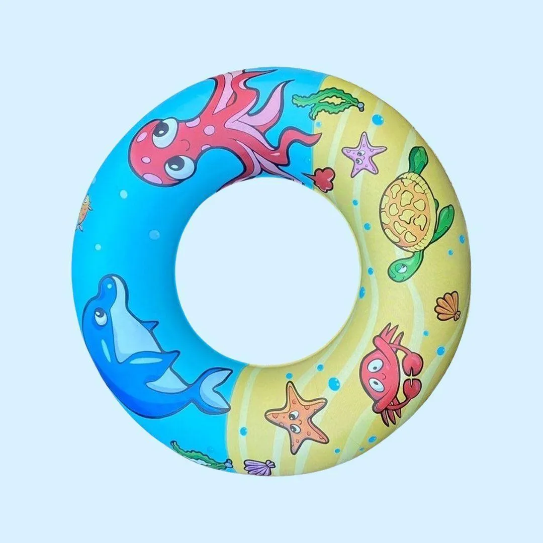 Swim Essentials Inflatable Sea Animals 120cm Pool, Beach Ball & Swimming Ring Set