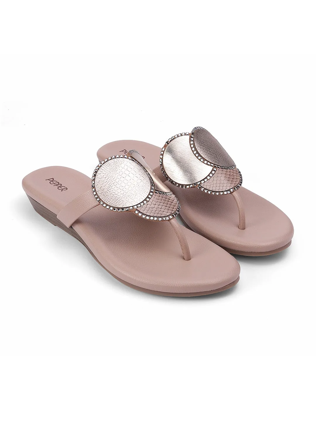 T-strap Flat Sandals