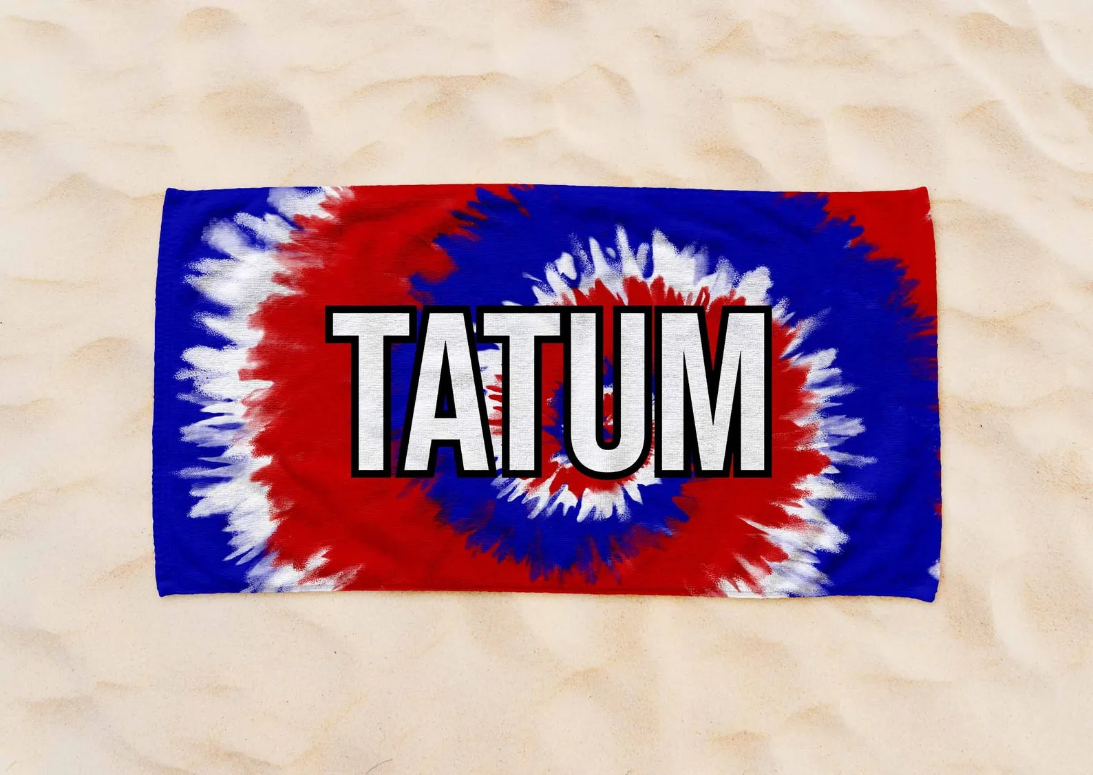 Tie Dye Beach Towel