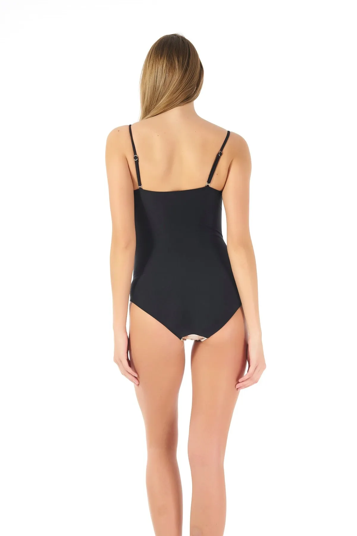 Tiger and Peacock Design Swimsuit
