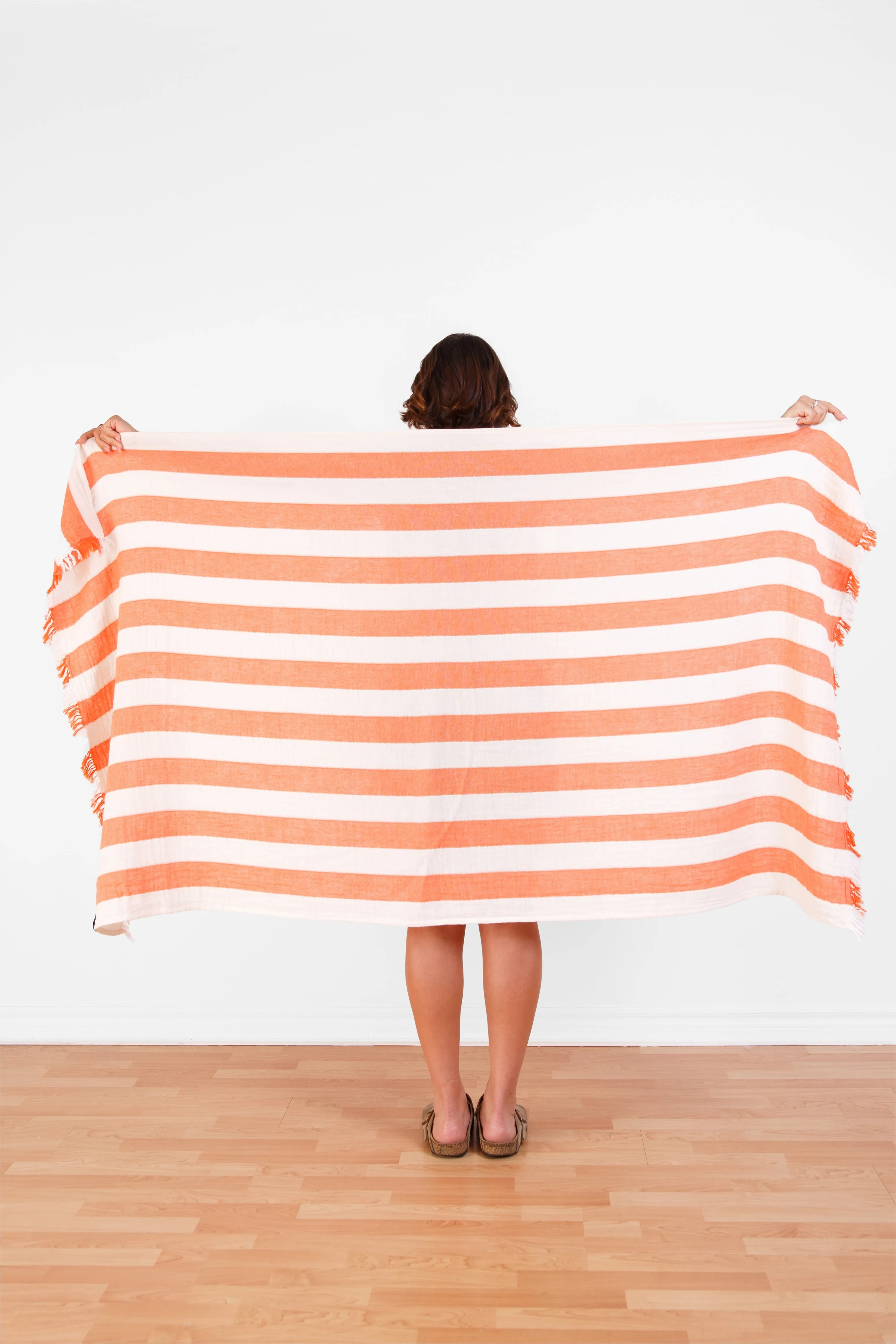Tofino Towel Banks Muslin Gauze Stripe Towel