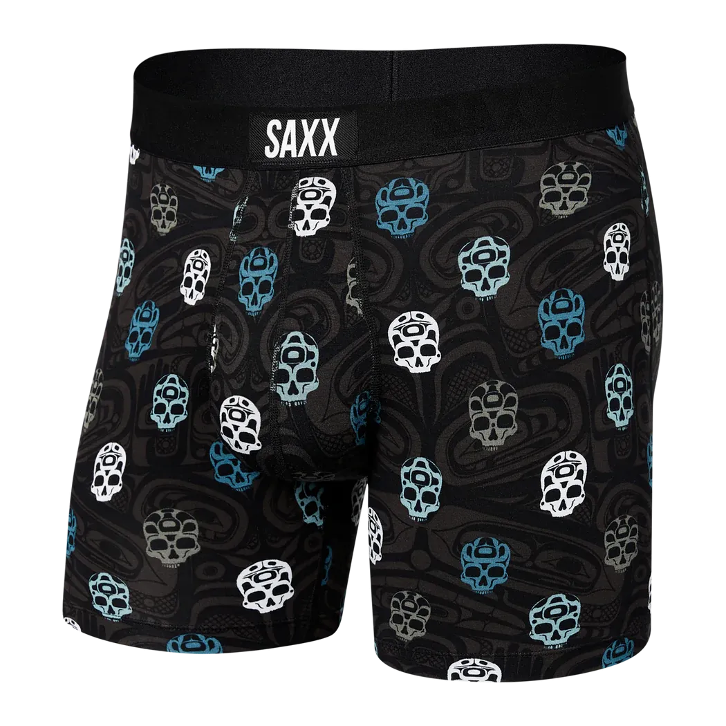 Ultra Super Soft Boxer Brief Fly - Skulls