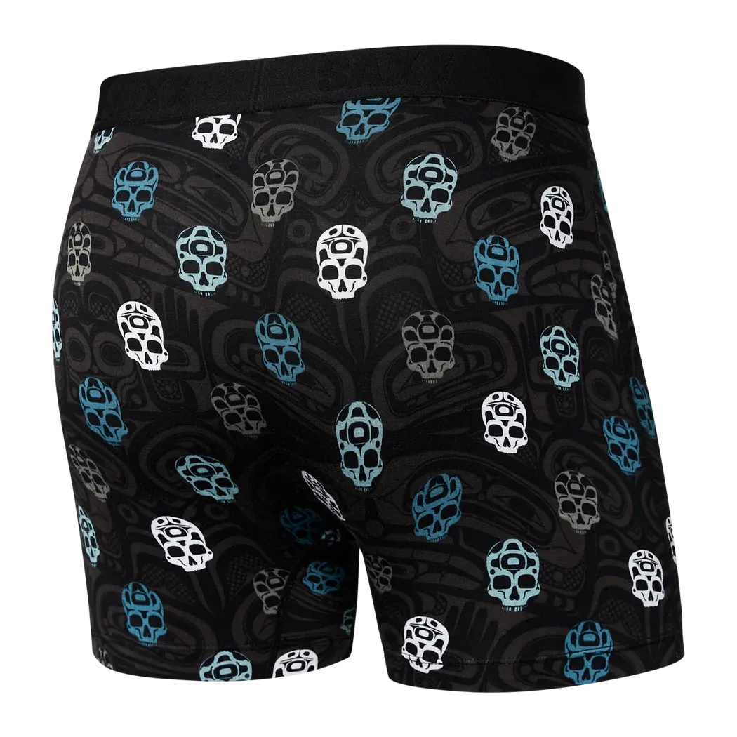 Ultra Super Soft Boxer Brief Fly - Skulls