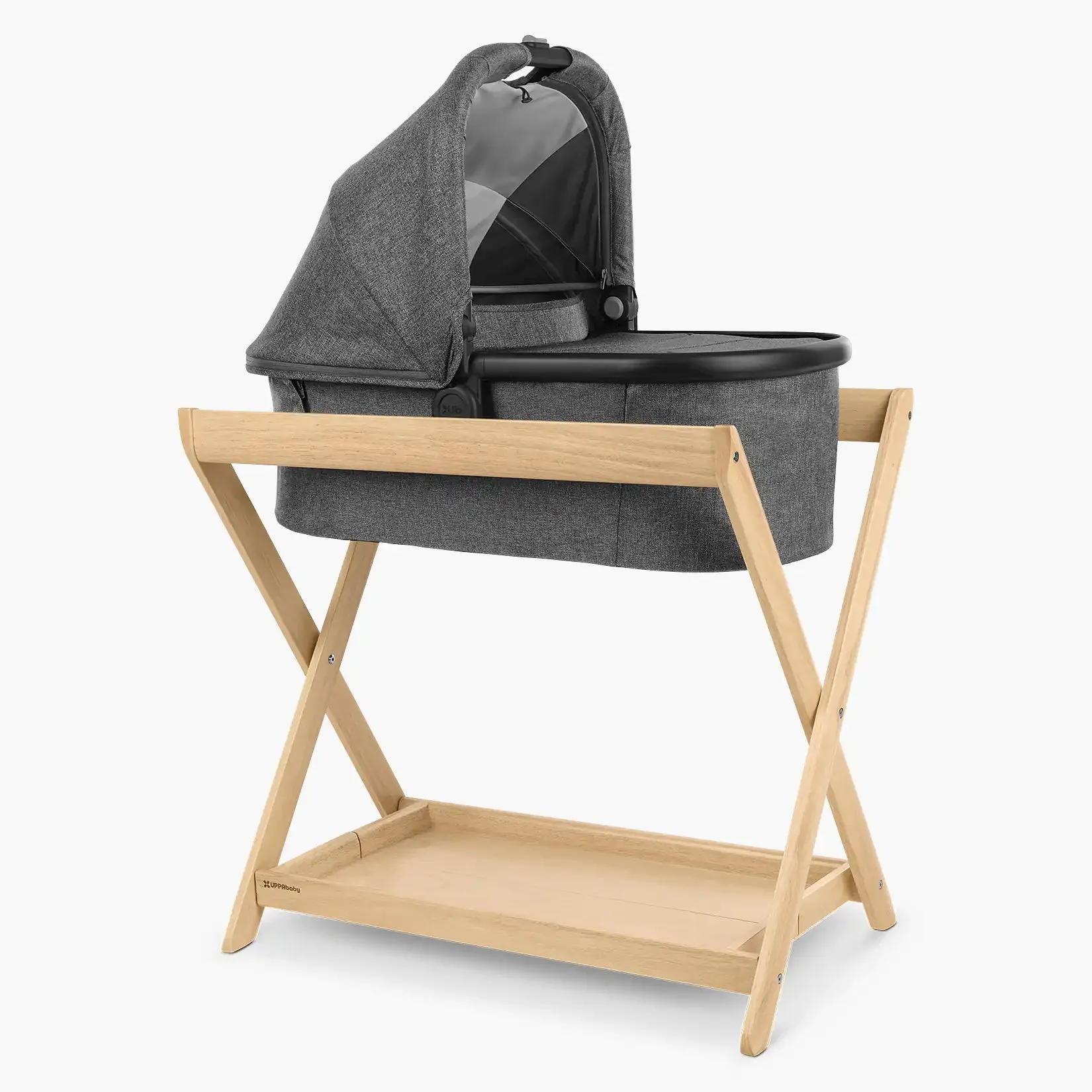 UPPAbaby Bassinet V3 - Gwen (Green Mélange/Carbon Frame)