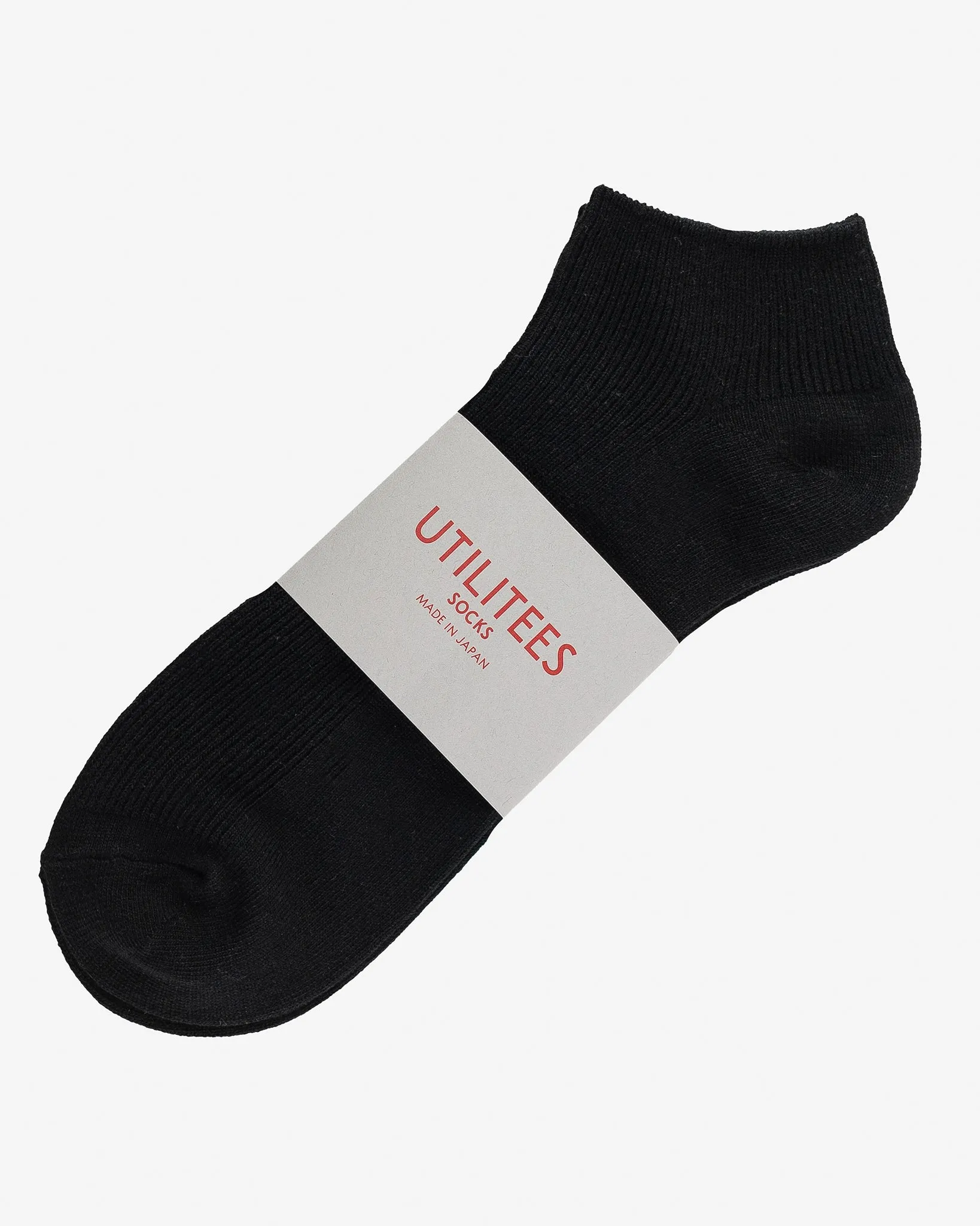 UTILITEES Mixed Cotton Sneaker Socks - Black