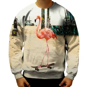 Venice Beach Flamingo Sweatshirt