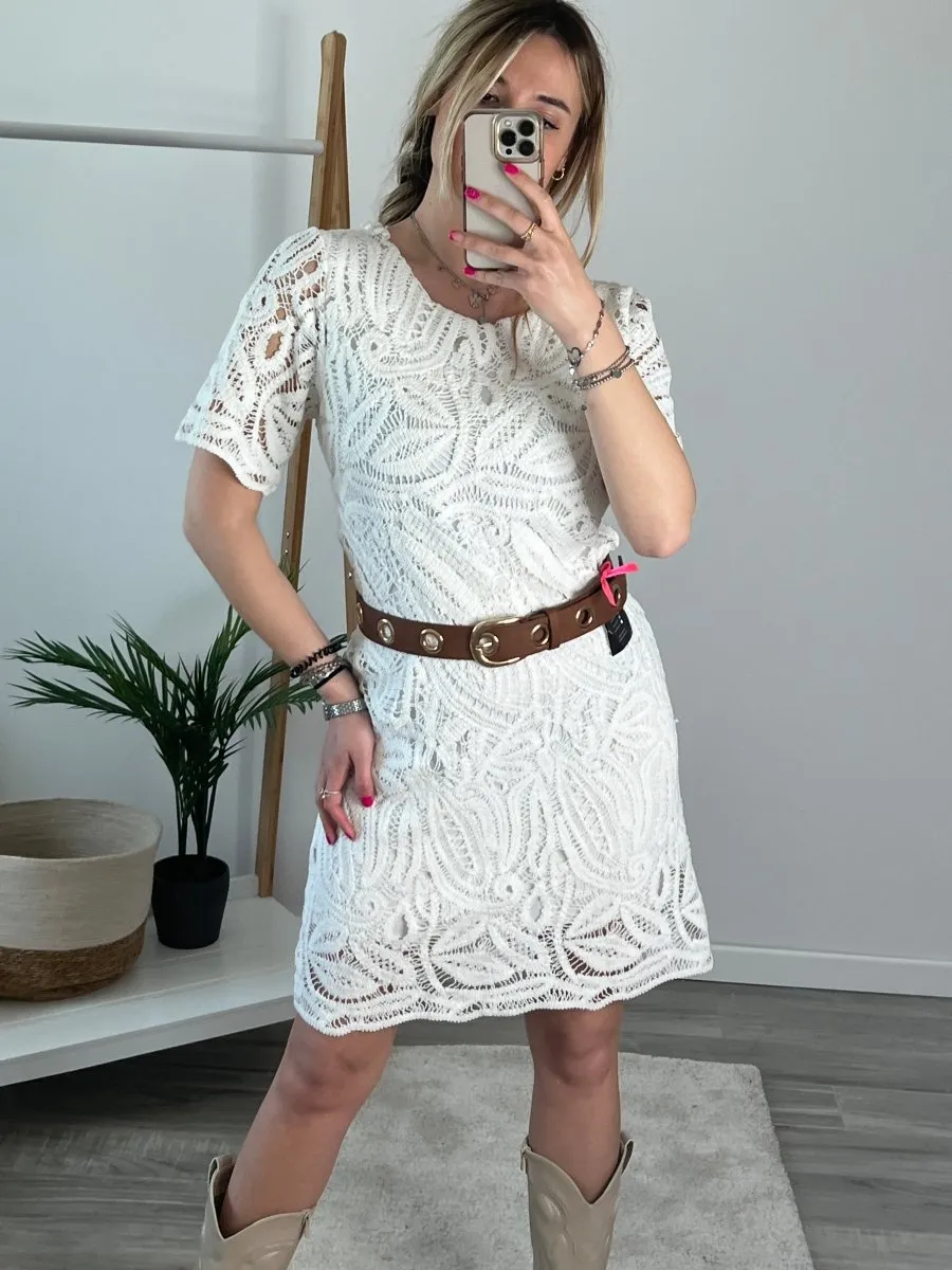 Vestitino bianco crochet