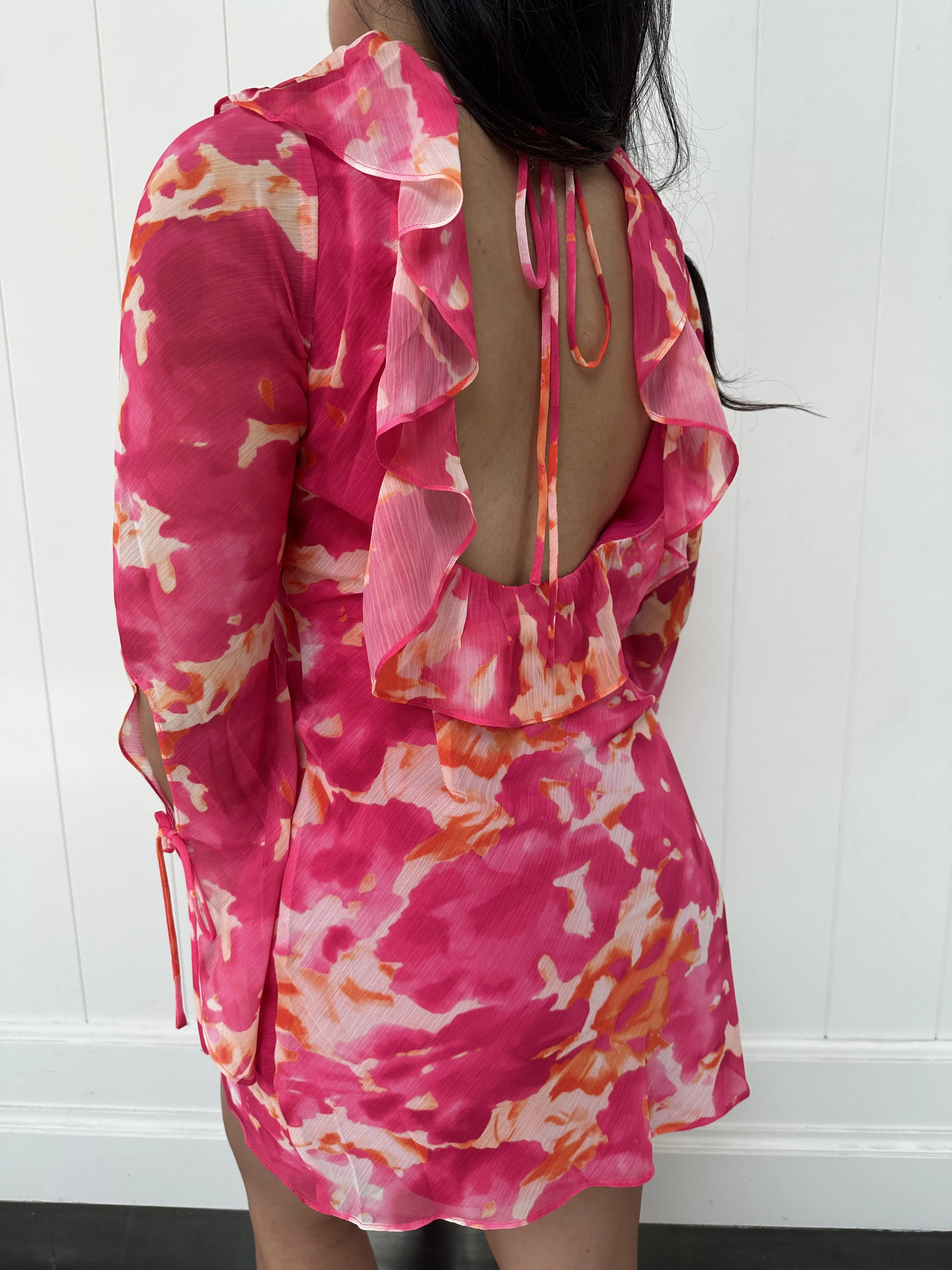 Vibrant Elegance Mini Dress