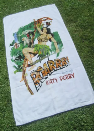 Vintage Katy Perry Beach Towel