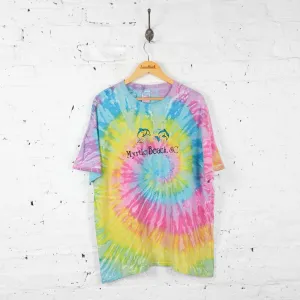 Vintage Tie Dye Myrtle Beach T-shirt - Pink/Blue - XL