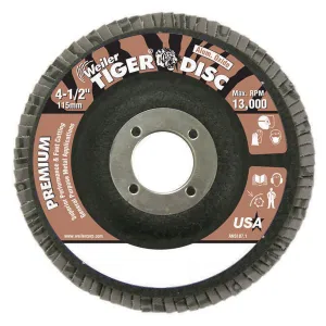 Weiler Tiger Disc Flat Style Flap Discs