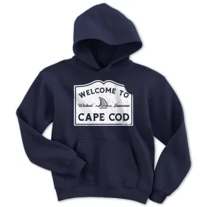 Welcome To Cape Cod Sign Youth Hoodie