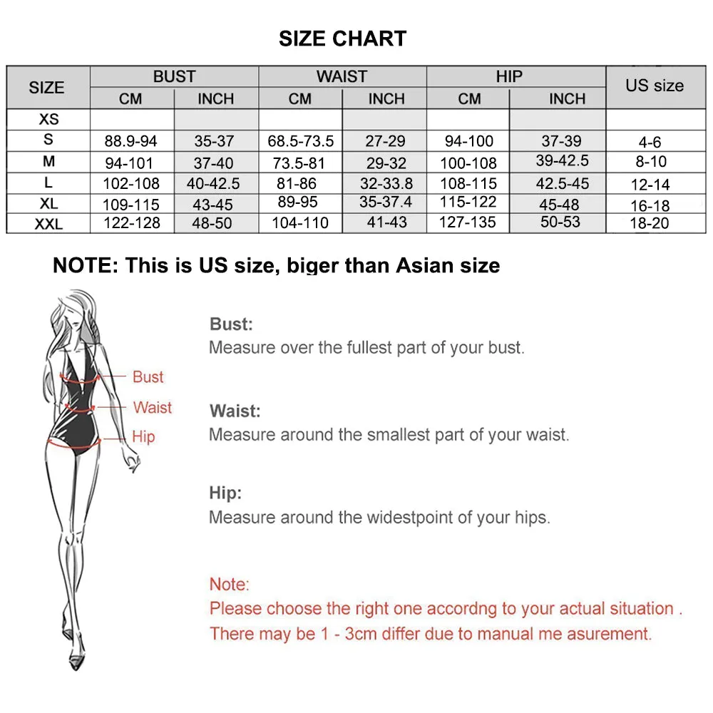 Women Bikini - Shark Whale Push Up Ocean Swimwear