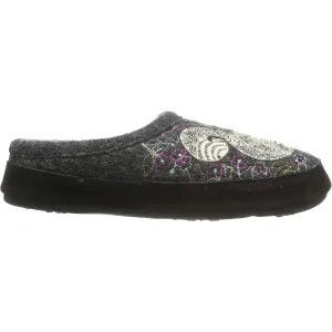 Women's Acorn Forest Mule Grey Squirrel Wool