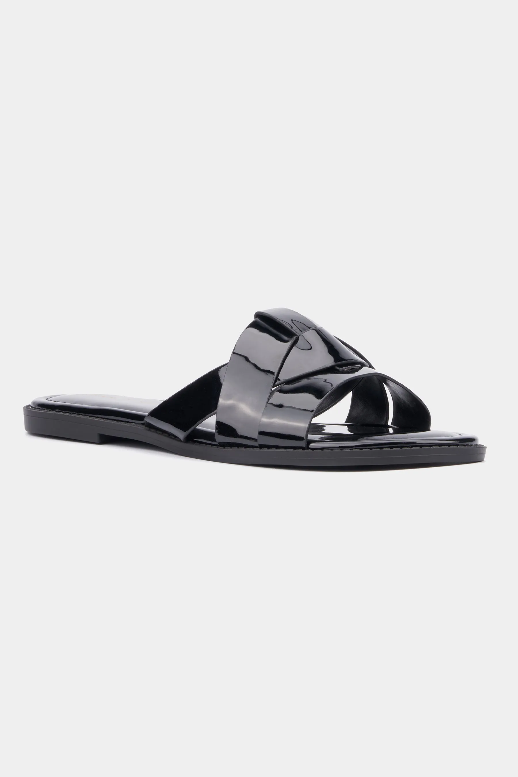 Women's Tiana Flat Sandal - Wide Width Slide Sandals