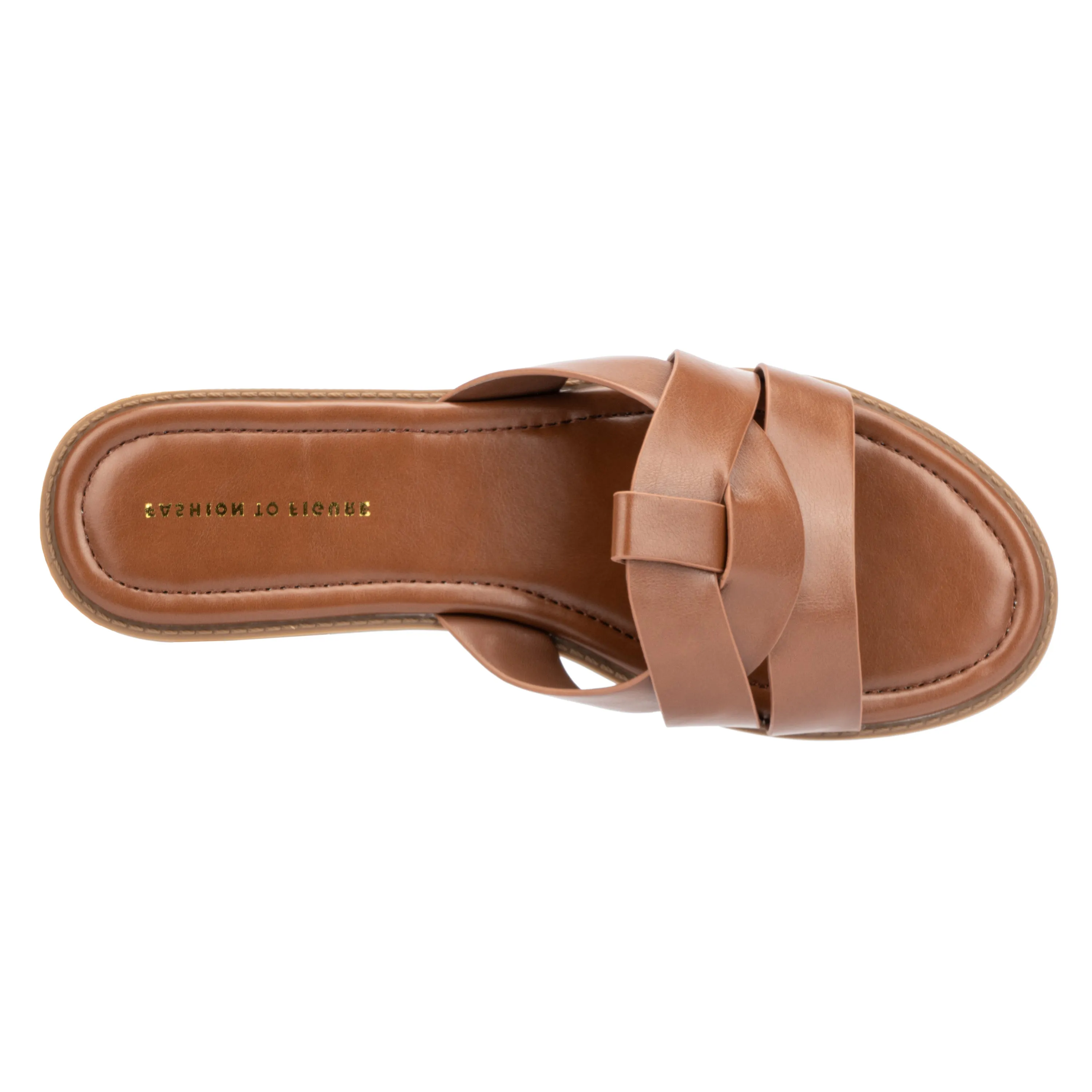 Women's Tiana Flat Sandal - Wide Width Slide Sandals