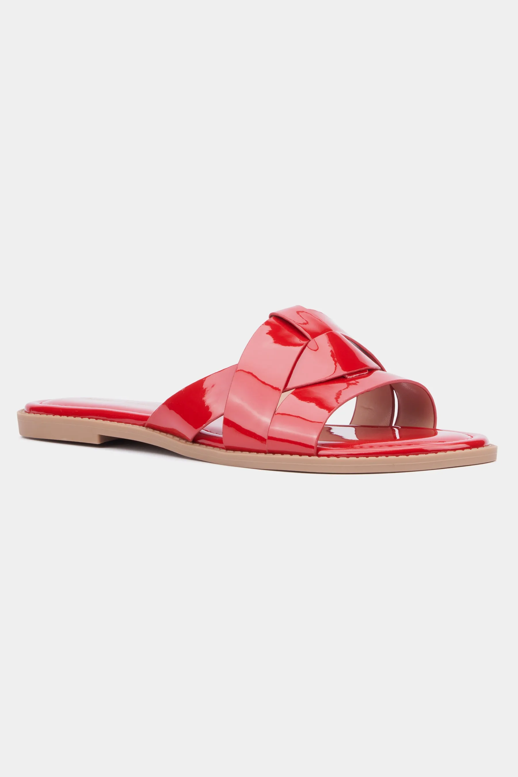 Women's Tiana Flat Sandal - Wide Width Slide Sandals