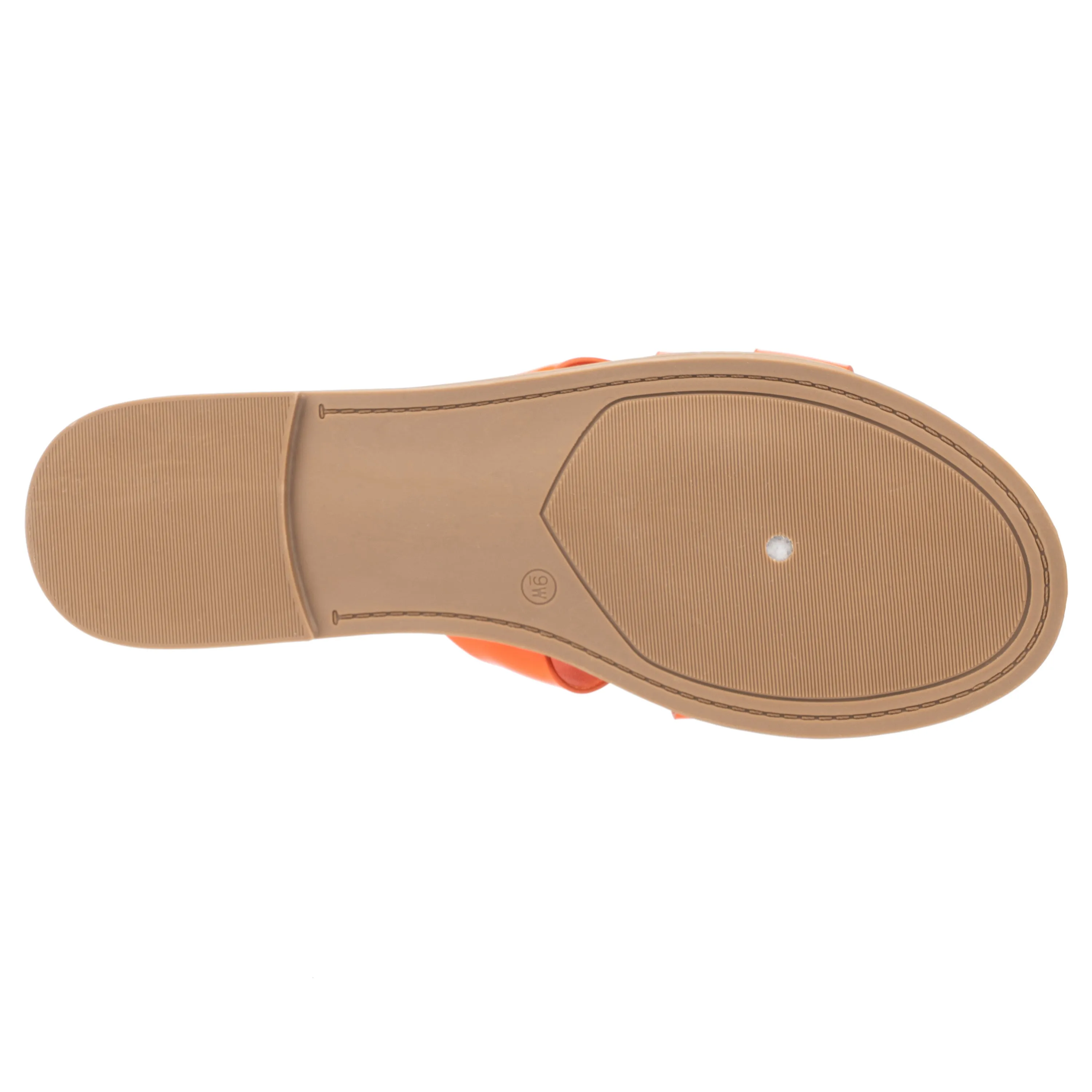 Women's Tiana Flat Sandal - Wide Width Slide Sandals
