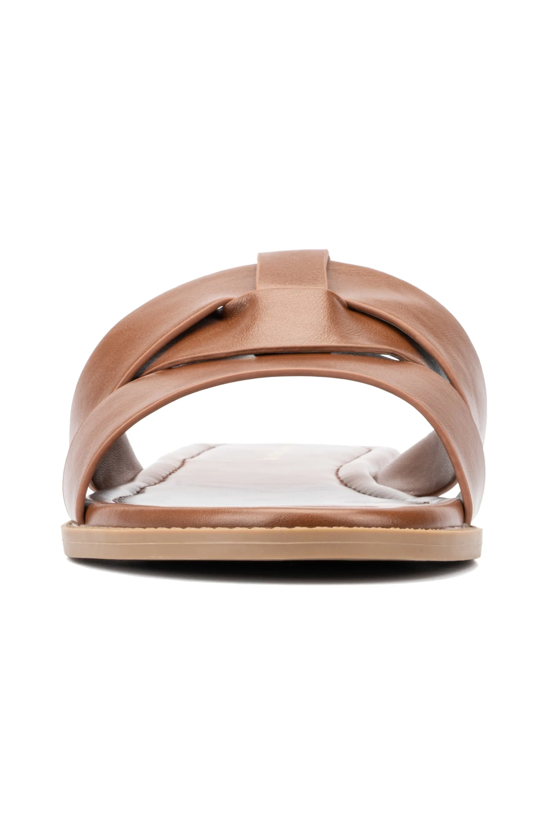 Women's Tiana Flat Sandal - Wide Width Slide Sandals