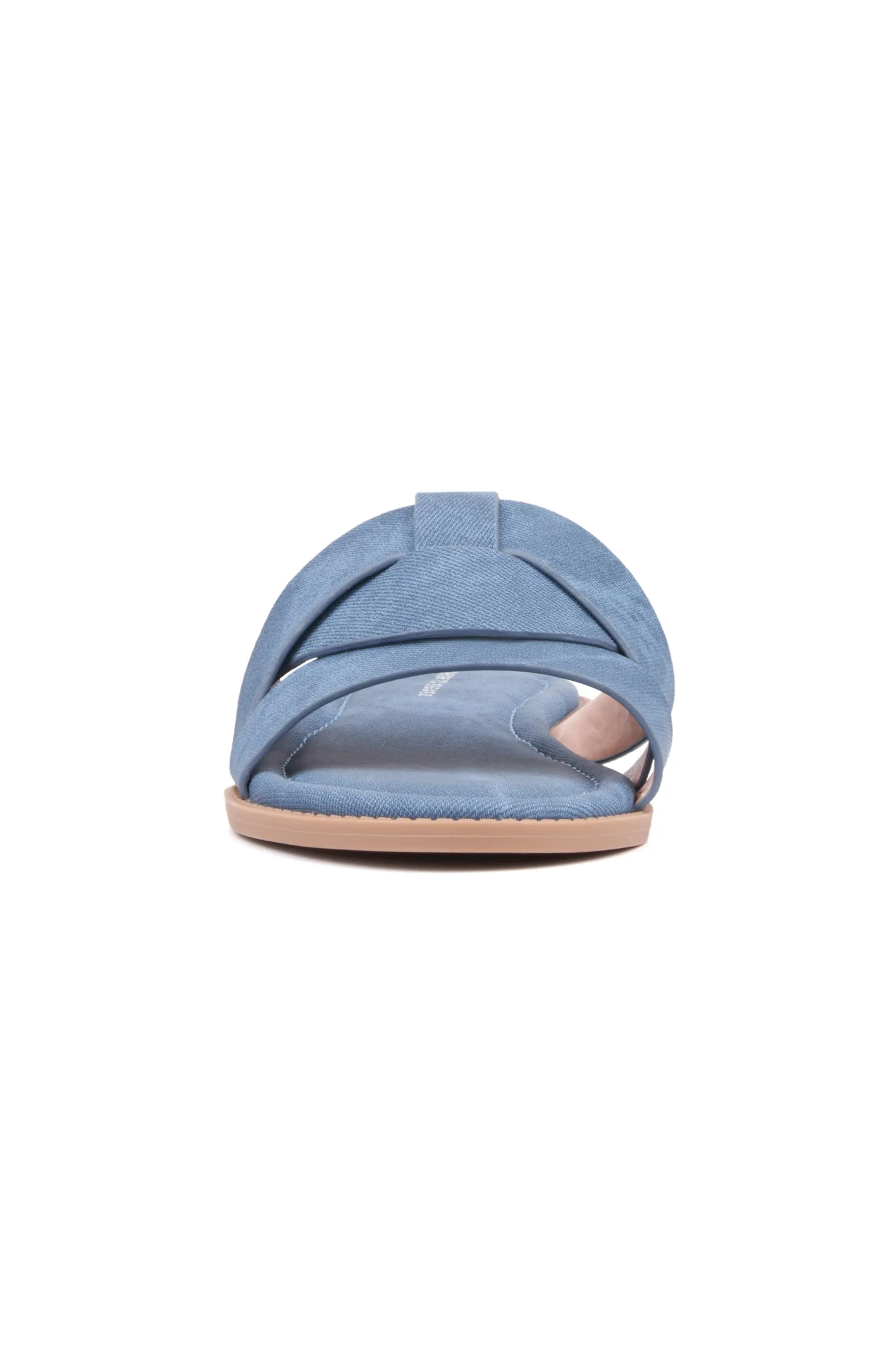 Women's Tiana Flat Sandal - Wide Width Slide Sandals