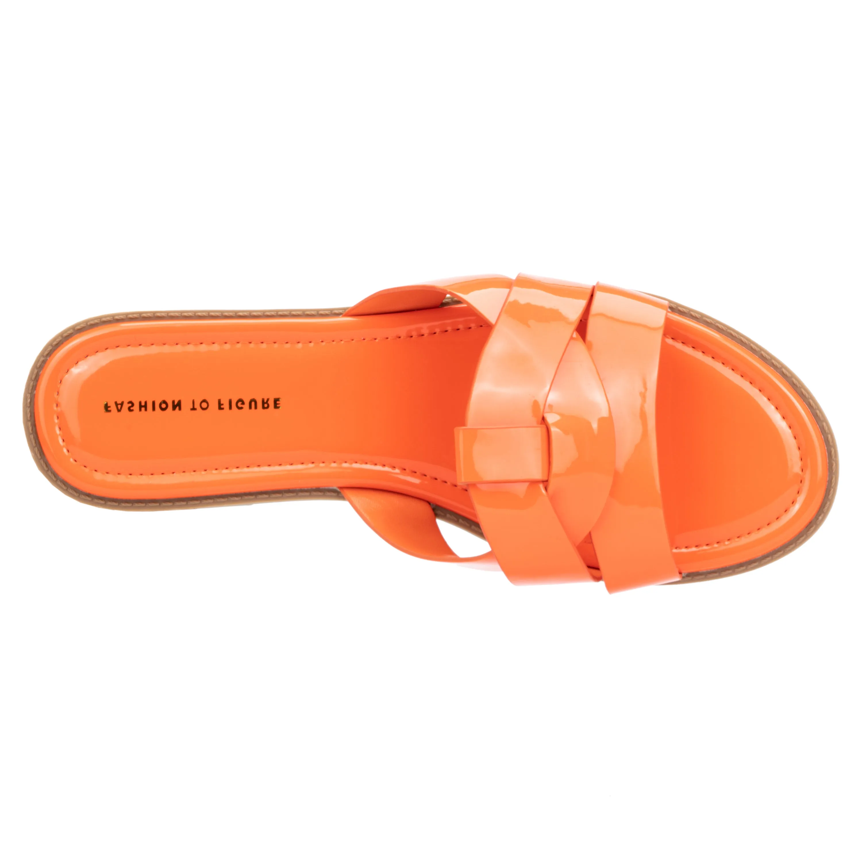 Women's Tiana Flat Sandal - Wide Width Slide Sandals