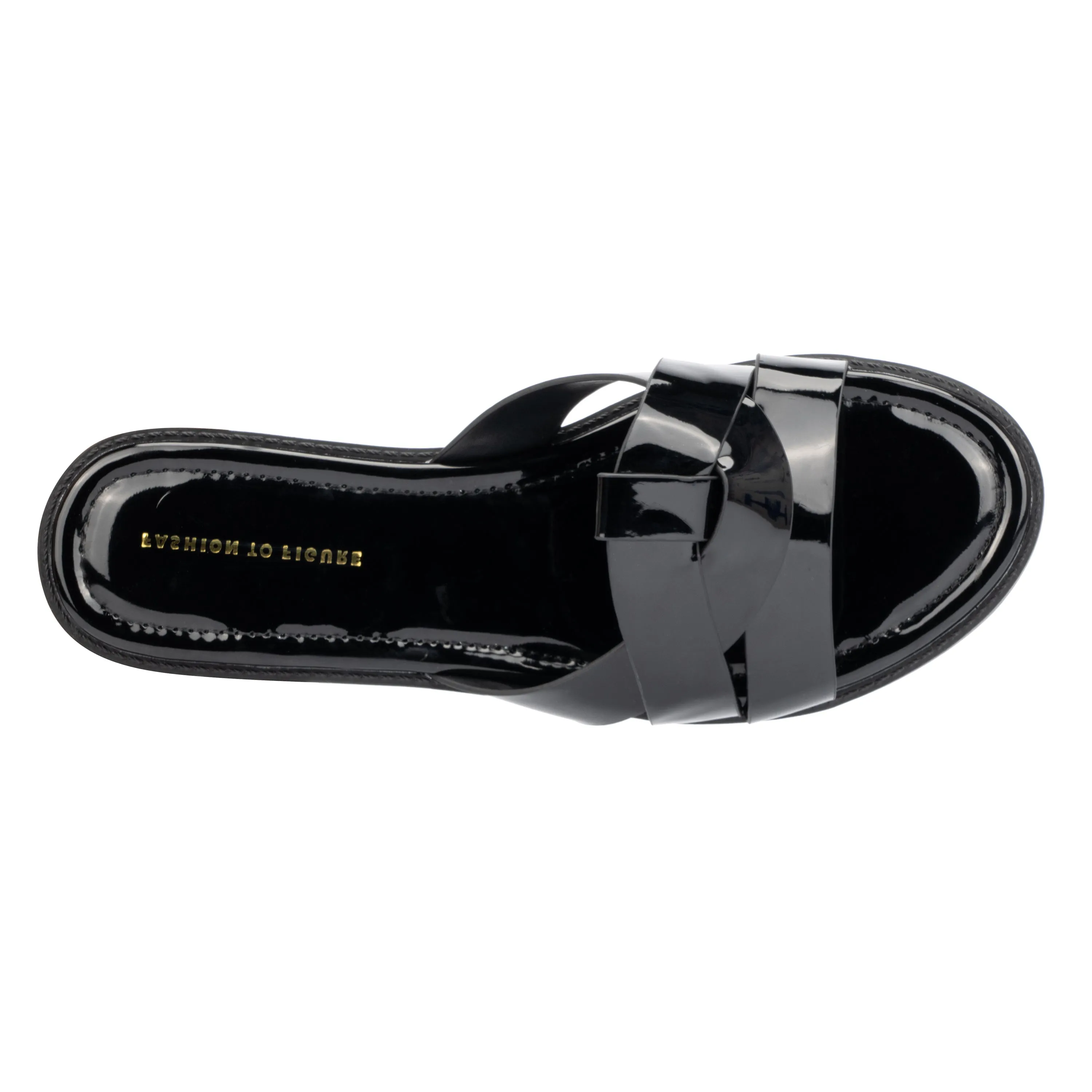 Women's Tiana Flat Sandal - Wide Width Slide Sandals