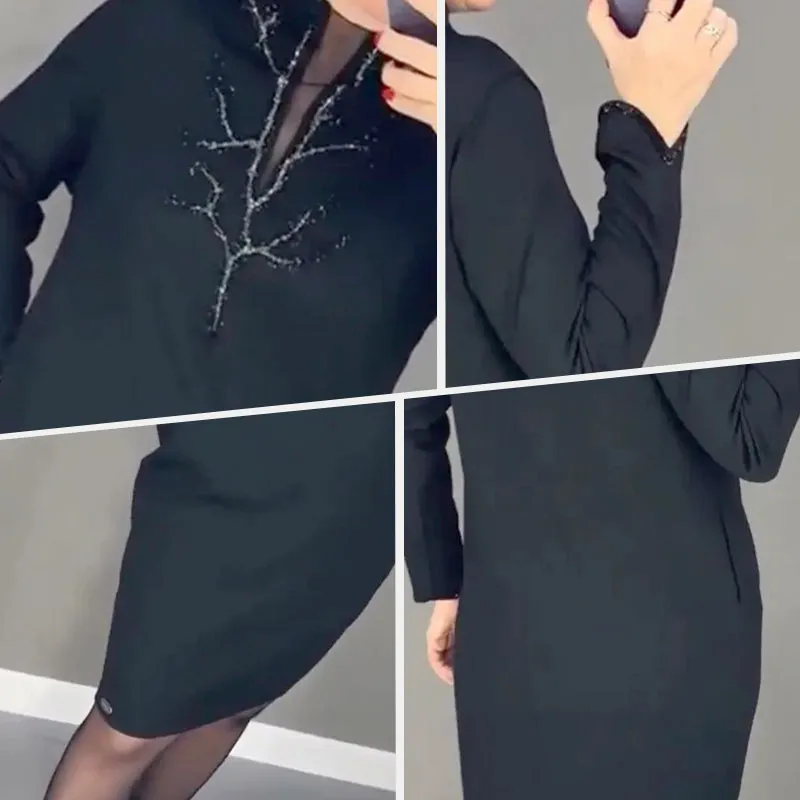 🎅Xmas Specials🎄Round Neck Elegant Fashion Simple Dress