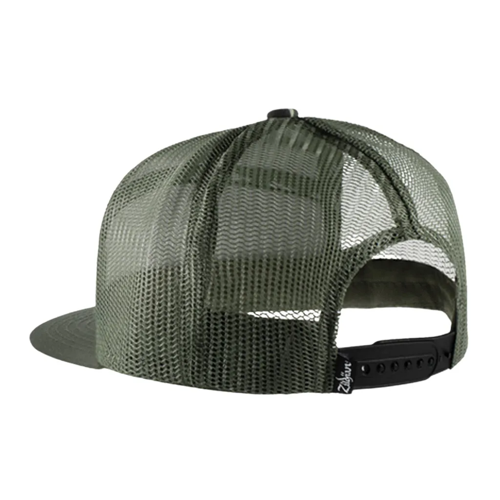 Zildjian Camo 7-Panel Trucker Hat
